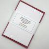 EMB139 Santas sleigh embossed christmas cards wrapped