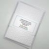 EMB167 Horeshoes embossed cards wrapped