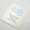 Jigsaw wedding day above