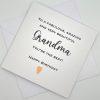 SS015 Beautiful grandma youre the best birthday card above