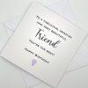 SS059 Fabulous friend youre the best birthday card above
