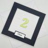 Age 2 birthday card above