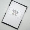 EMB037 Knife Fork Spoon embossed cards wrapped