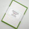 EMB072 Bird on a Branch embossed cards wrapped