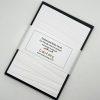 EMB077 Zebra Stripes embossed cards wrapped