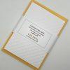 EMB113 Checkered embossed cards wrapped