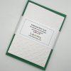 EMB115 Diamond Plate embossed cards wrapped