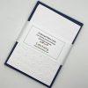 EMB122 Sea waves embossed cards wrapped