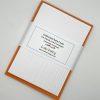 EMB127 damask and Stripes embossed cards wrapped