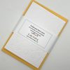 EMB135 Chalk scribble embossed cards wrapped