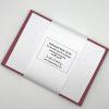 EMB155 Mittens embossed christmas cards wrapped