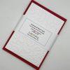 EMB179 Gem Swirls embossed cards wrapped