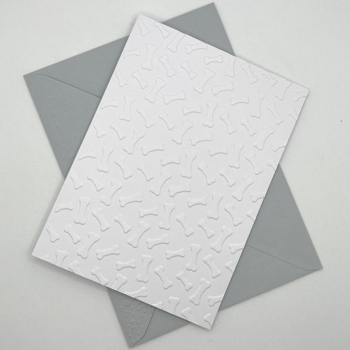 EMB181 Dog bones embossed cards above
