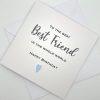 SS062 Best friend in the whole world birthday card above