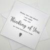 SSC122 Sympathy Card I am here for you above