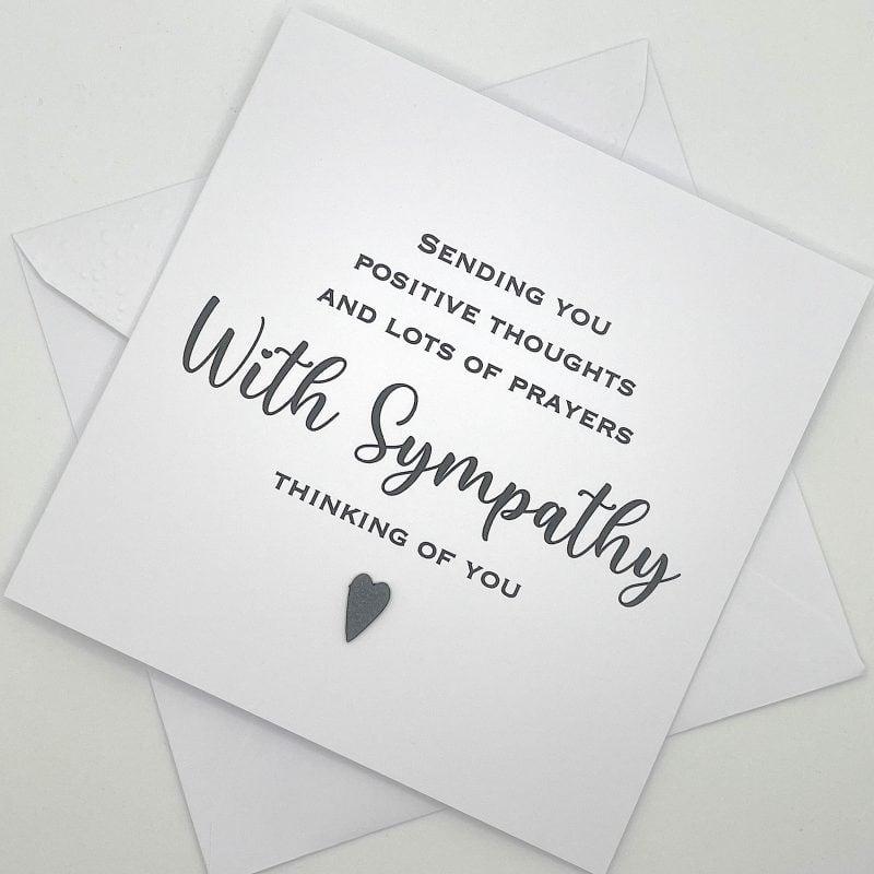 Handmade Sympathy Card, Thinking of You Card, Condolence Card ...