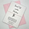 WB009 Flamingo stand tall wish bracelet above scaled