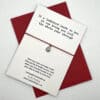 WB041 Ladybird lands on you wish bracelet above scaled