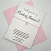 WB102 Will you be my maid of honour wish bracelet above scaled